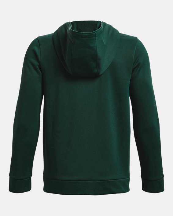 Boys' Armour Fleece® Full-Zip, Green, pdpMainDesktop image number 1